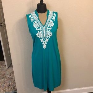 Grace elements turquoise dress